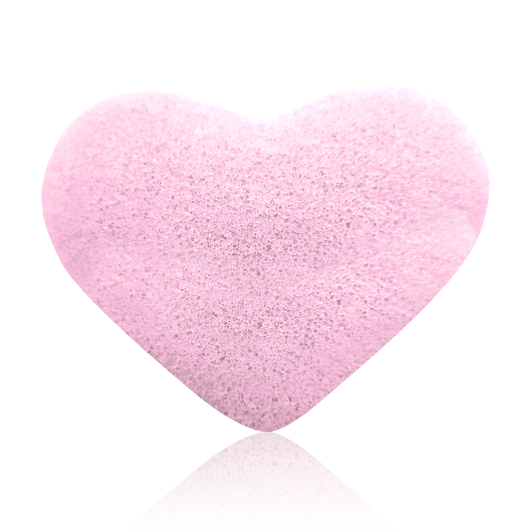 heart konjac sponge